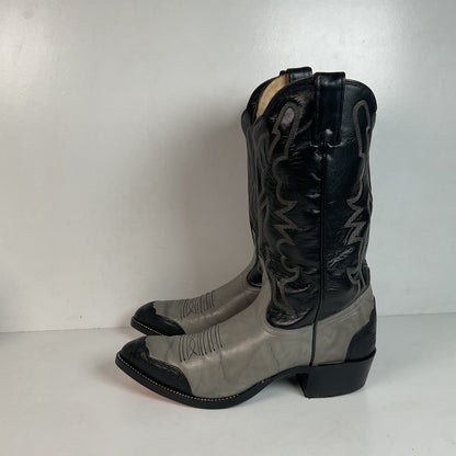 Vintage Imperial Shark Skin Cowboy Boots 10.5 D USA Made Triad