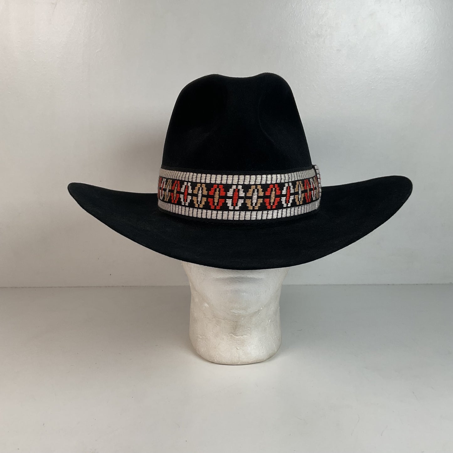 Vintage Sears Western Wear Cowboy Hat 7 1/8 Native Southwestern Headband