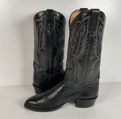 Texas Imperial Snakeskin Cowboy Boots | USA Made | Python | Set of (2) | 9.5 D