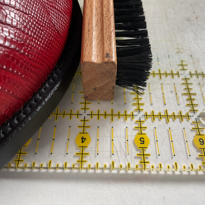 Lava Red Teju Lizard Cowboy Boots Men’s 6 Extra Wide | Women’s 7