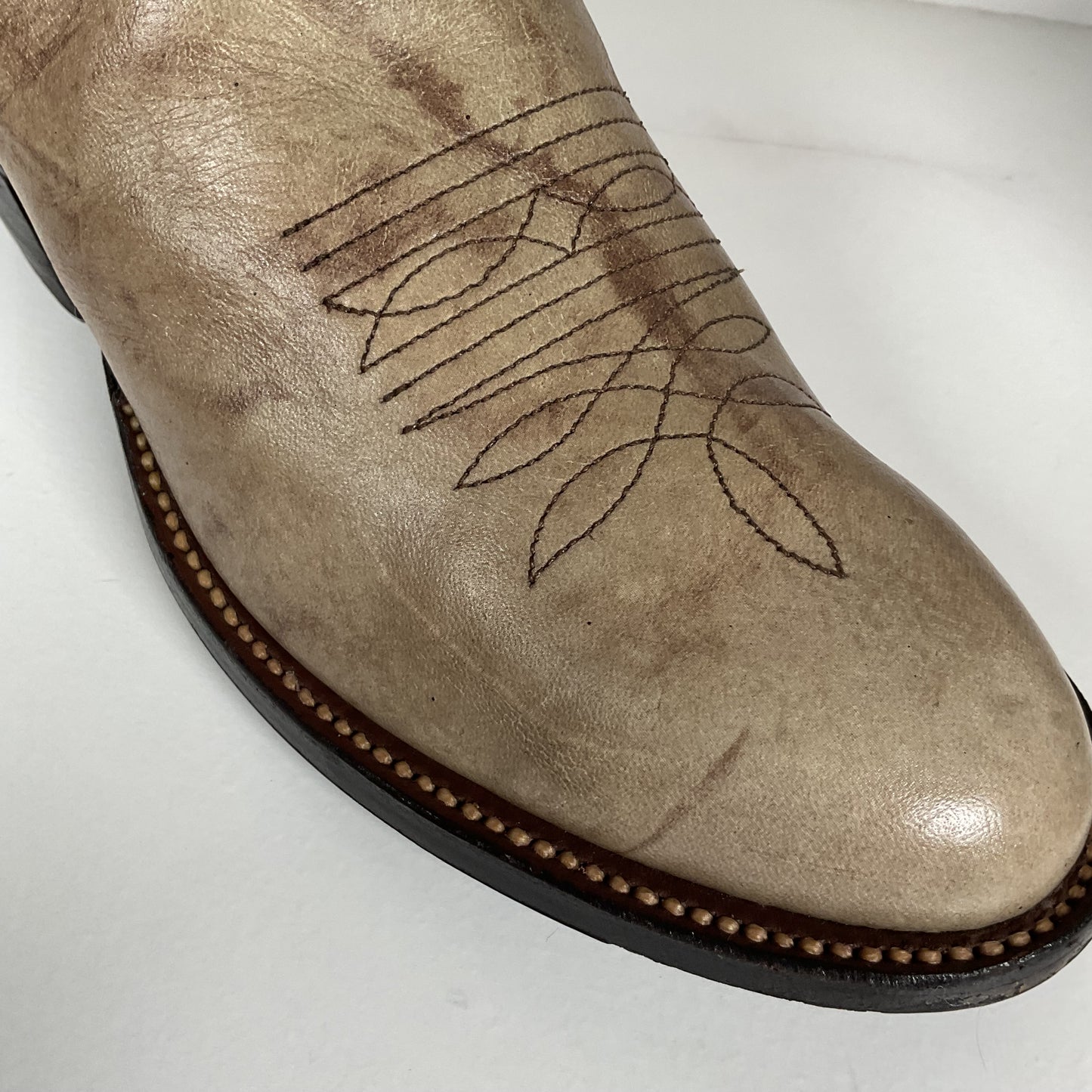 Vintage Nocona Cowgirl Boots | Marbled Grey | Men’s 6 | Women’s 7