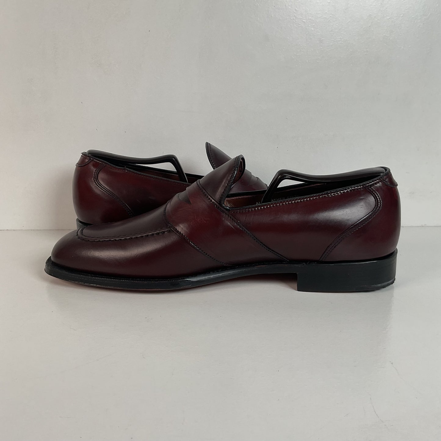 Vintage Hanover LB Shepard Penny Loafers 10 D Genuine Shell Cordovan USA Made