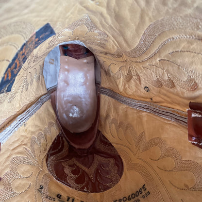 Vintage Tony Lama Teju Lizard Cowboy Boots | Gold Label | Men’s 11 D