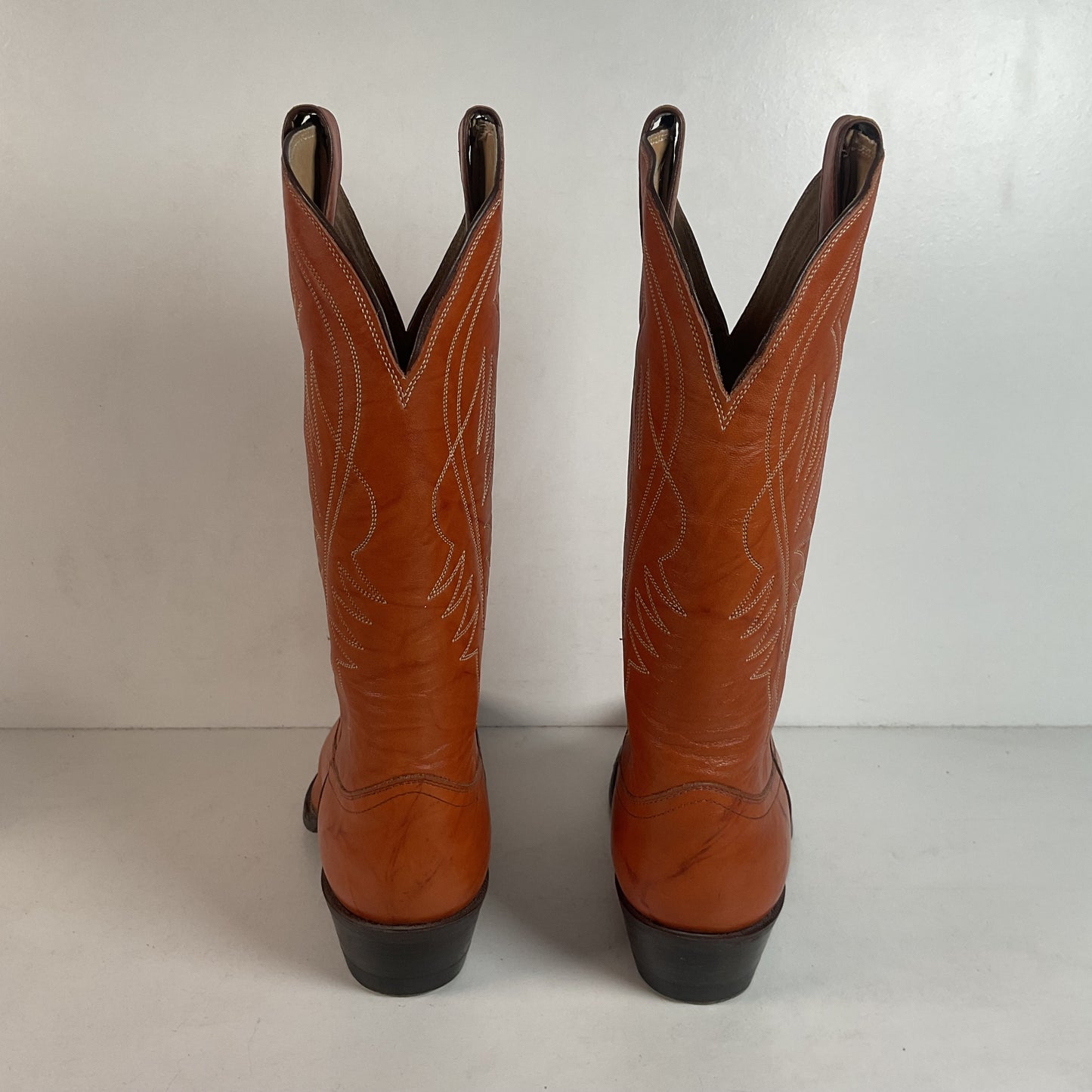 Vintage Justin Redwood Cowboy Boots | USA Made | 10.5 D