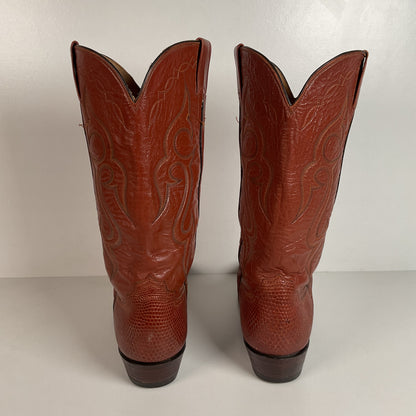 Guy Garrett Custom Cowboy Boots | Teju Lizard | Western Classics | Men’s 10 D