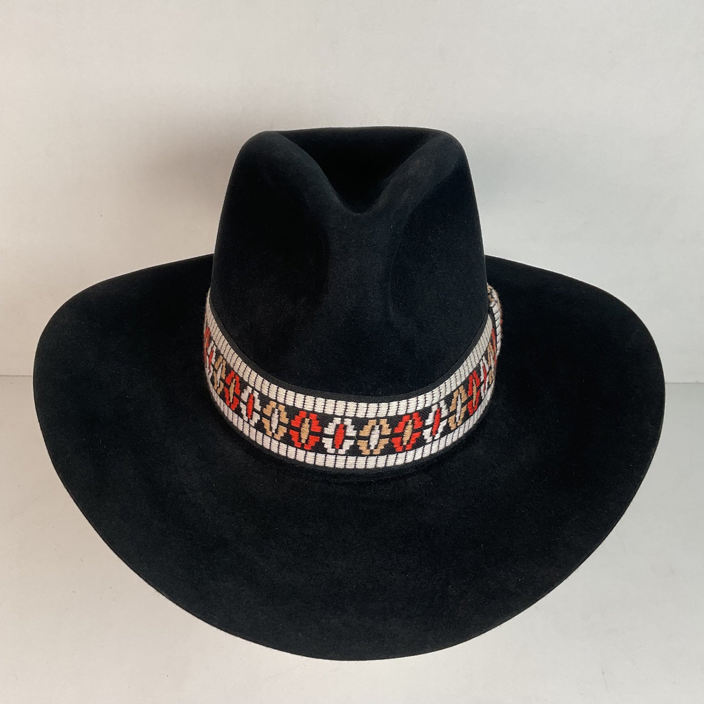 Vintage Sears Western Wear Cowboy Hat 7 1/8 Native Southwestern Headband