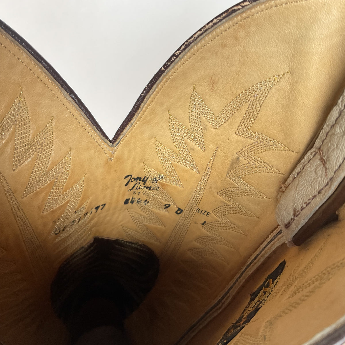 Vintage Tony Lama Elephant Cowboy Boots | Exotic | Gold Label | Men’s 9 D