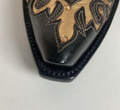 Back at the Ranch Western Zip Cowgirl Boots | Custom | Priscilla Crystals | 7.5
