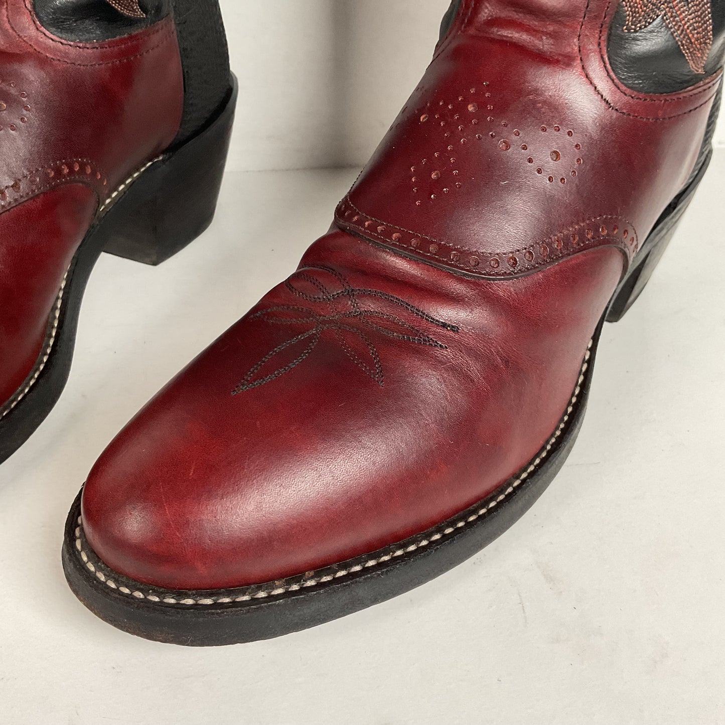 Tony Lama Renegade Buckaroo Boots | Shark Skin Heel | Exotic | USA Made | 13 B