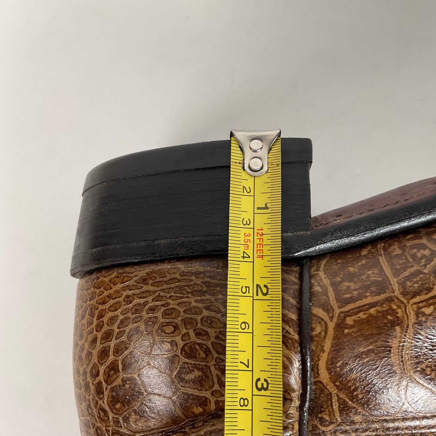 Vintage Wrangler Algonquin Toe Cowboy Boots | Sea Turtle Imitation Print | Men’s 9.5 D