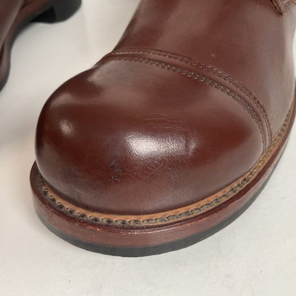 Vintage Vietnam War Brown Jump Boots 11 N (Narrow) Cap Toe Paratrooper