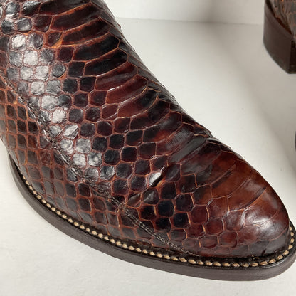 Texas Imperial Python Snakeskin Cowboy Boots | USA Made | Men’s 9.5 D