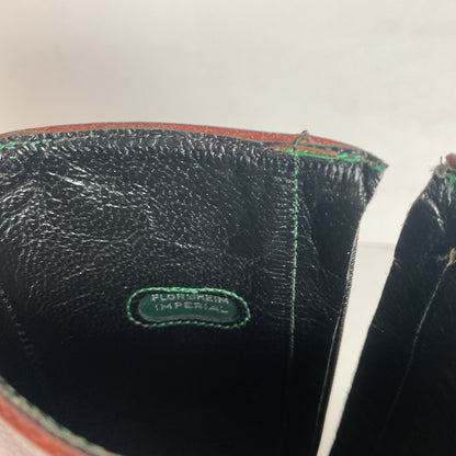 Vintage Florsheim Imperial Zipper Boots 10 D Chelsea Style