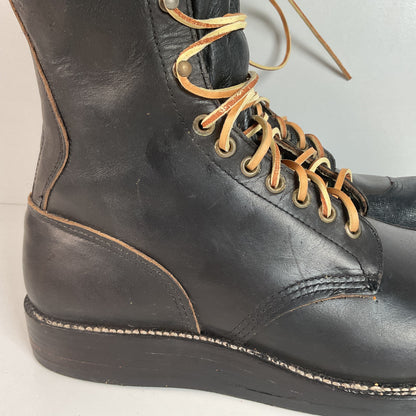 Vintage Chippewa Linesman Boots | 60s Era | USA Made | 10 E