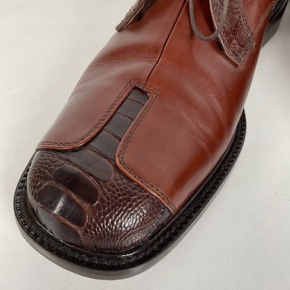Belvedere Ostrich Leg Derby Shoes | Exotic | Men’s 10 M