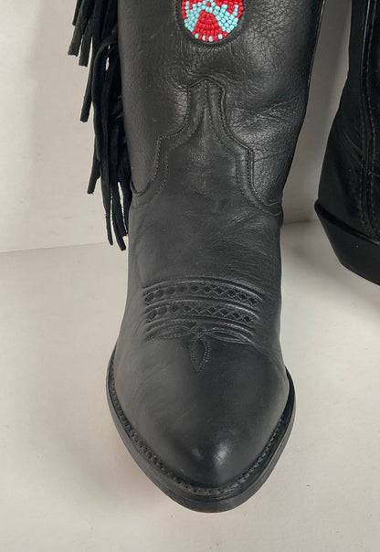 Dan Post for Code West Navajo Fringe Cowgirl Boots | USA Made | Women’s 7.5