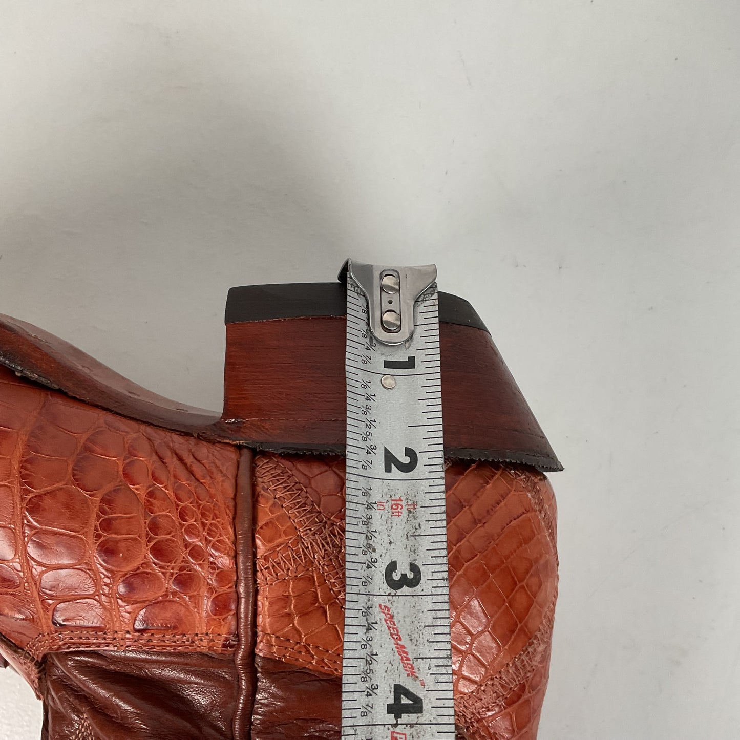 Alberta Boot Company | Alligator Cowboy Boots | Tail Cut | Men’s 9 EE