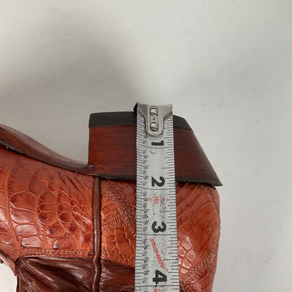 Alberta Boot Company | Alligator Cowboy Boots | Tail Cut | Men’s 9 EE