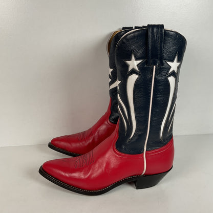 Tony Lama 4th of July Cowgirl Boots | Stars & Stripes | USA Made | Women’s 6.5 B