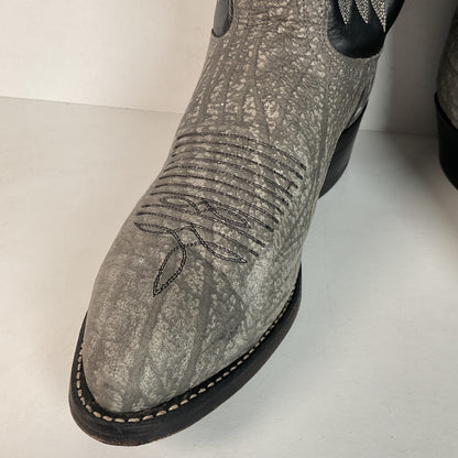 Vintage J. Chisholm Sueded Cowboy Boots | USA Made | 10 EE