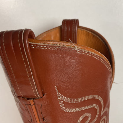 Vintage Tony Lama Smooth Ostrich Cowboy Boots | 1970s | Gold Label | Men’s 12 B