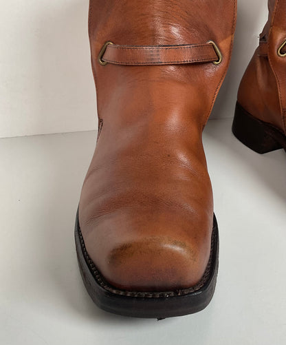 Vintage Frye Black Label | Jodhpur Tanker Boots | Men’s 9.5 EE