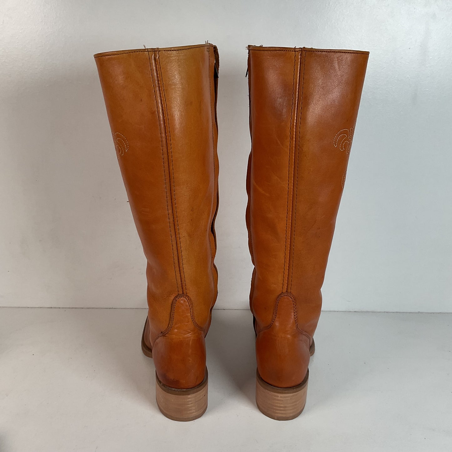 1970s Wrangler Platform Campus Boots — USA Made — 7 N