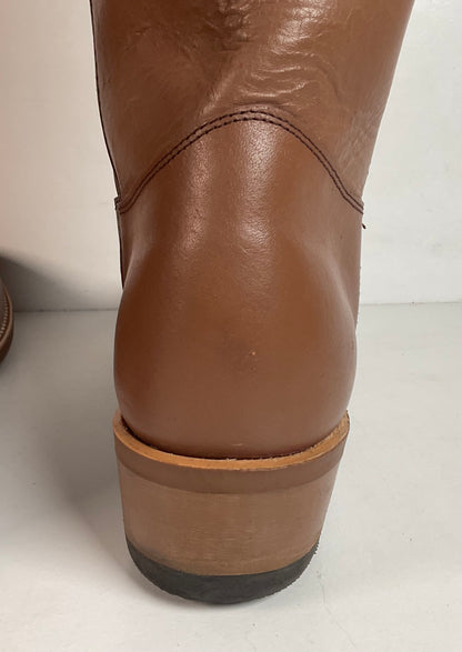 Vintage Double H Ranchwell Wellington Boots 12 D USA Made Pull On