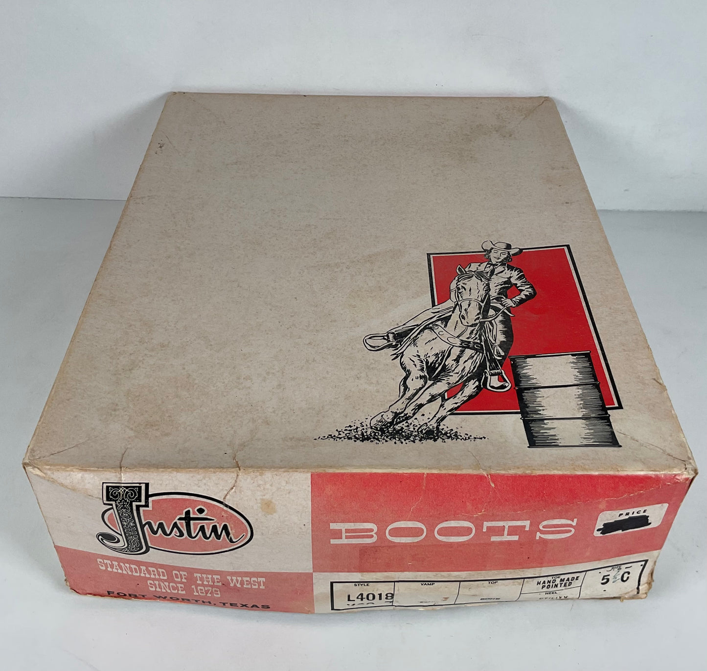 Vintage Justin Algonquin Cowgirl Boots | Old Fort Worth Label | Women’s 5 C