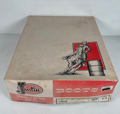 Vintage Justin Algonquin Cowgirl Boots | Old Fort Worth Label | Women’s 5 C