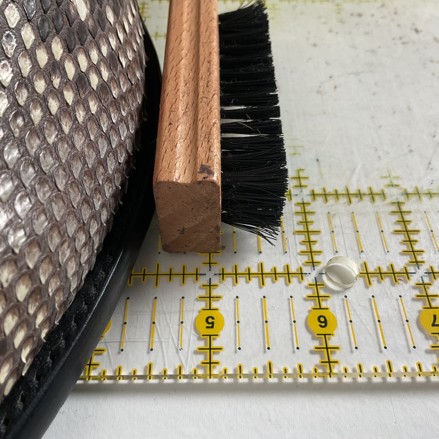 Tecovas “The Bryce” Python Cowboy Boots 12 D Belly Cut Snakeskin Original Box