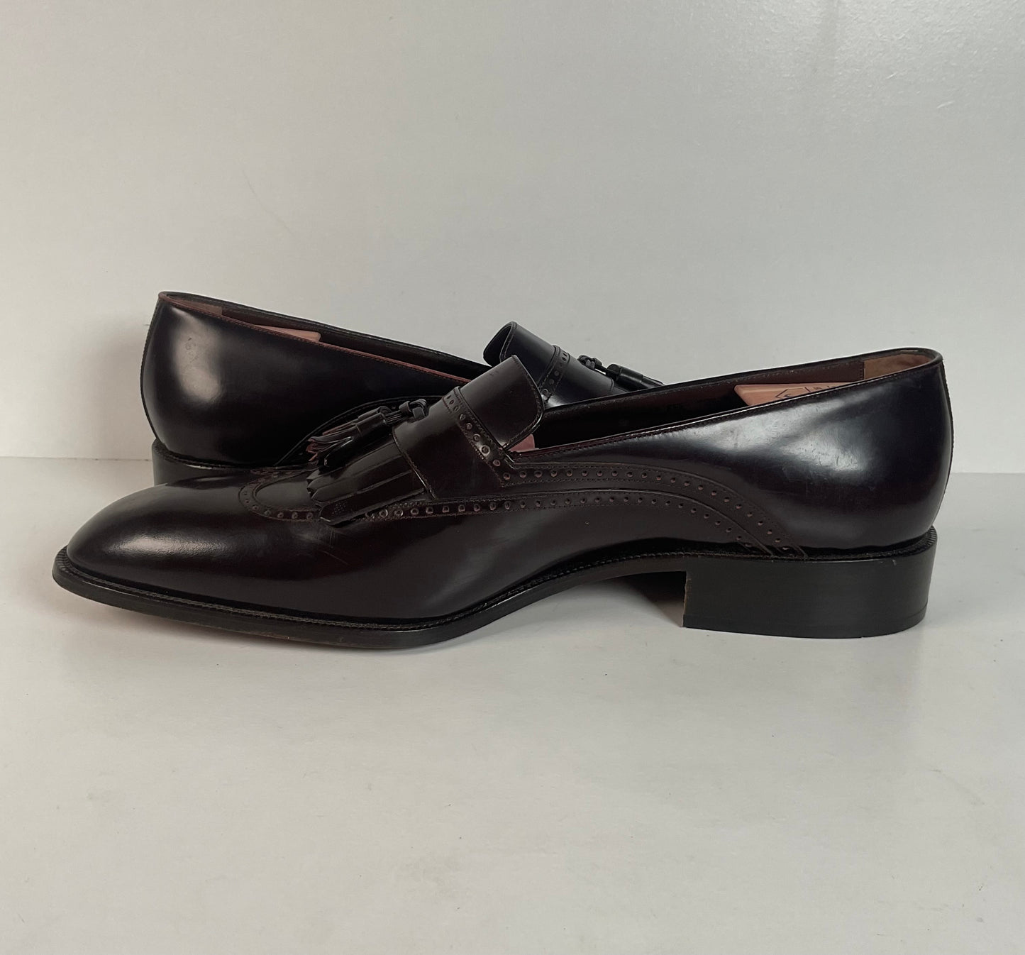 Bally Tassel Loafers | Burgundy Patent | Men’s 15