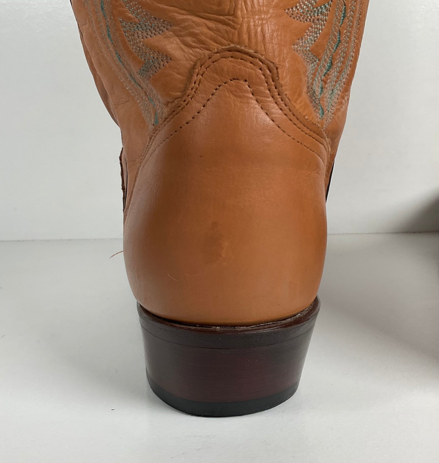 Vintage J. Chisholm Buckskin Cowboy Boots | USA Made | Men’s 13 D