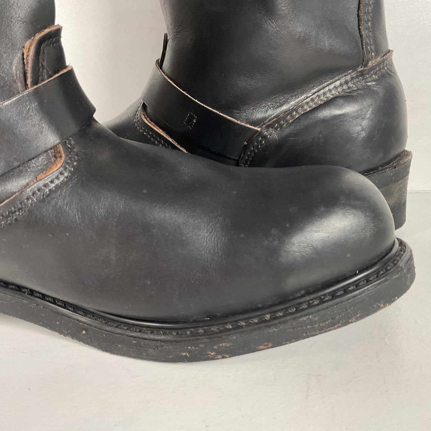 Vintage Carolina Tall Engineer Boots | Saftey Toe | USA Made | Wide | Men’s 12 W