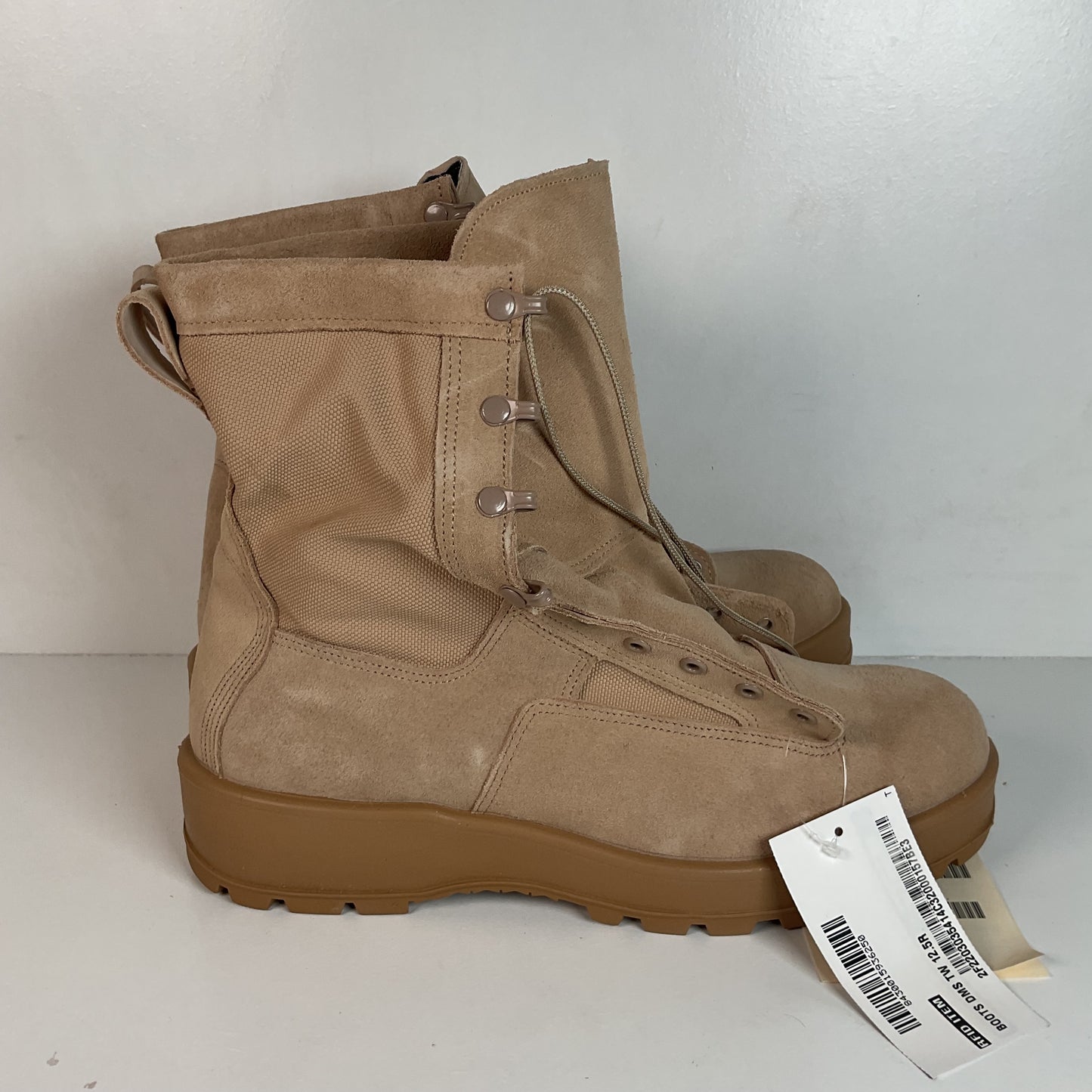 Wellco Army Combat Boot 12.5 R Temperate Weather Desert Tan