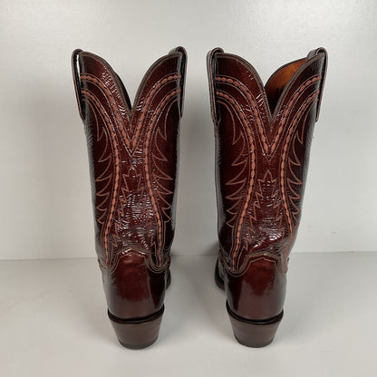 Lucchese 1883 Patent Leather Cowgirl Boots | USA Made | Women’s 6 B