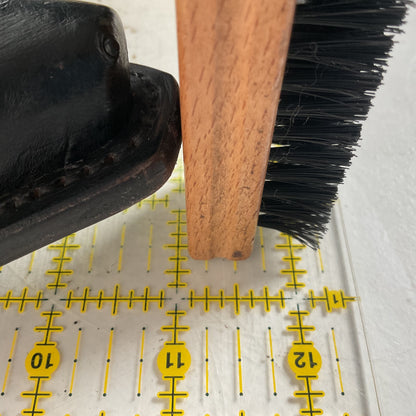 Justin Reba Tall Cowgirl Boots | Black Ostrich Quill | USA Made | 8 B