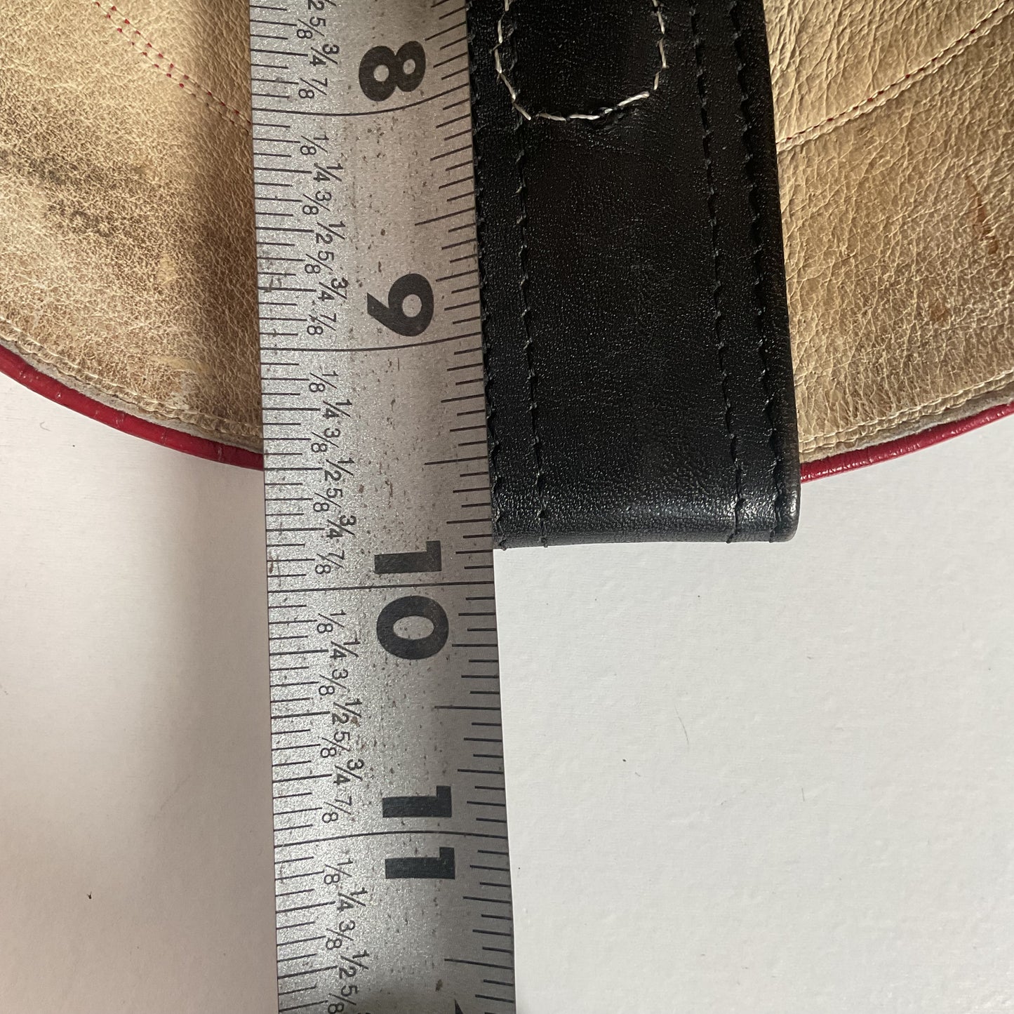 Olathe Western Roper Boots | Red & Black Calf | USA Made | Men’s 9 D