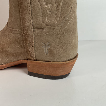 Frye Bruce Suede Cowboy Boots | Rough Out | Women’s 10