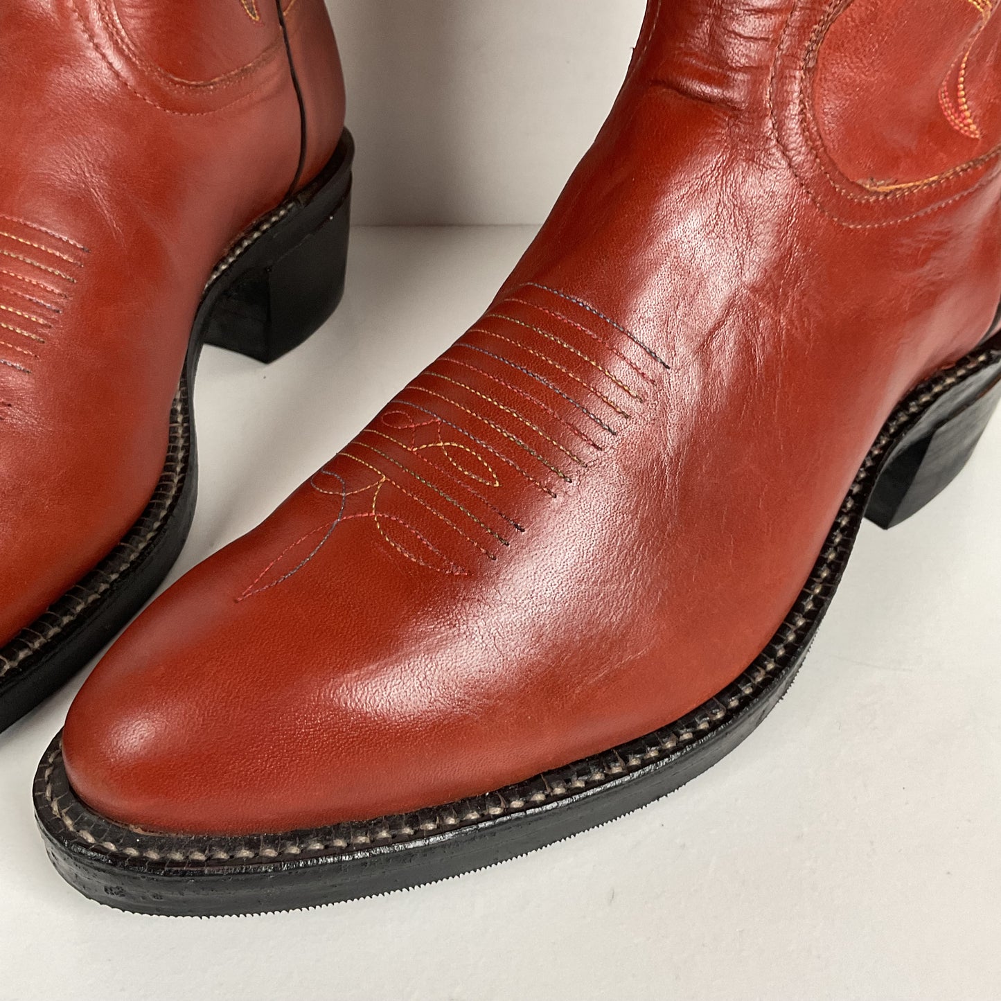 Vintage Tony Lama Retan Cowboy Boots | Gold Label | USA Made | Men’s 9 EE