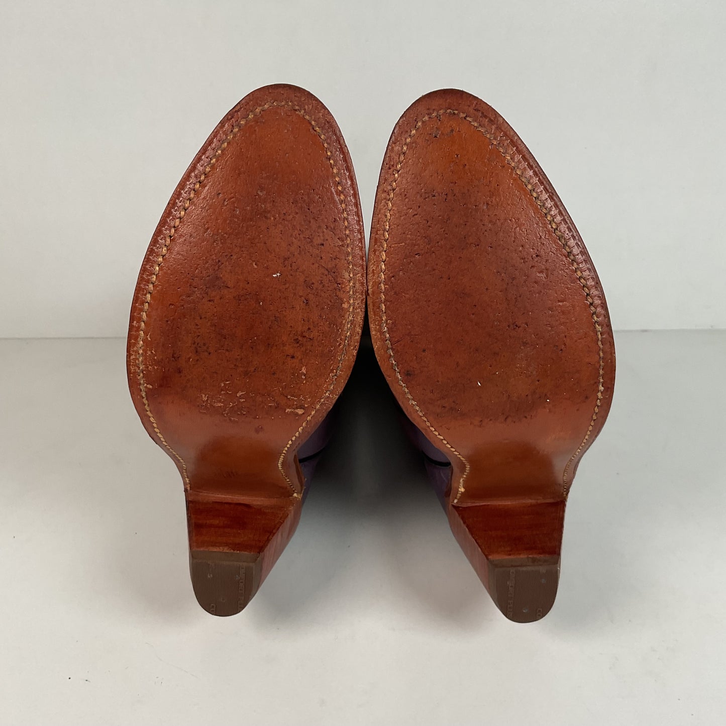 Vintage Frye Cowgirl Boots | Bear Claw | Purple | USA Made | Women’s 6.5 B