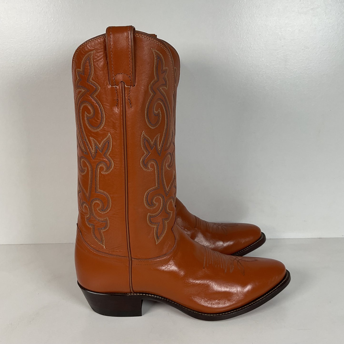 Vintage Justin Redwood Cowboy Boots | USA Made | Men ‘s 10.5 D