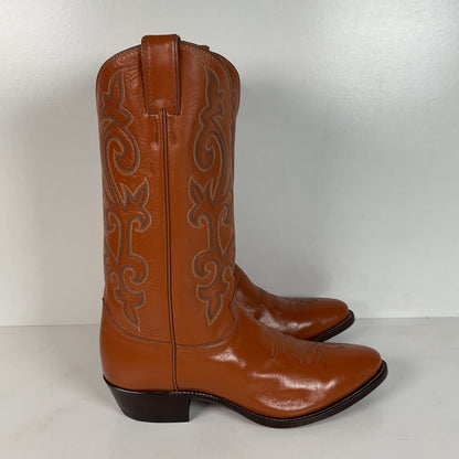 Vintage Justin Redwood Cowboy Boots | USA Made | Men ‘s 10.5 D