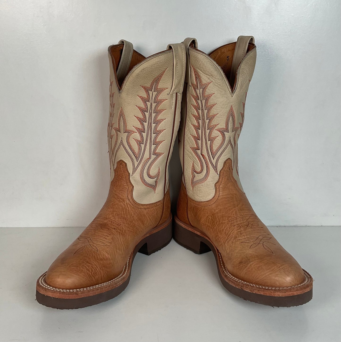 Vintage Tony Lama Women’s Stockman Roper Boots 6.5 B Crepe USA Made