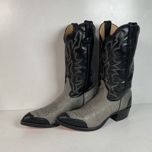 Vintage Imperial Shark Skin Cowboy Boots 10.5 D USA Made Triad