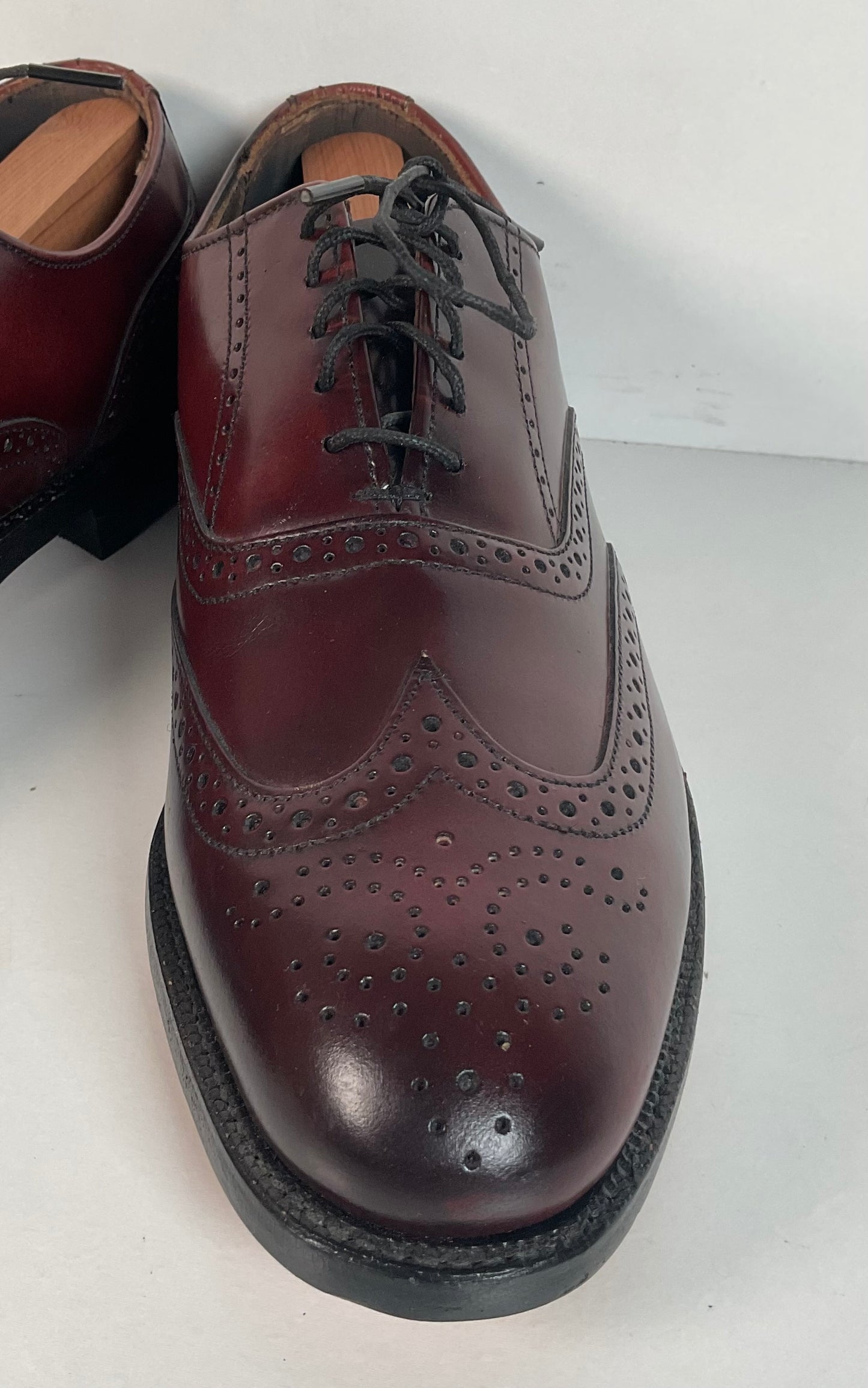 Vintage Dexter Oxford Shoes 7.5 M Brogue Wingtip USA Made