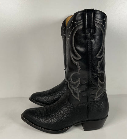 Nocona Bullhide Cowboy Boots | USA Made | Black | Men’s 8.5 EE