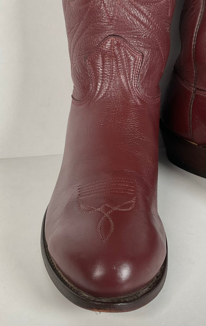 Stewart Fine Handmade Cowboy Boots | Custom | Set of (2) | Deertan | Men’s 9.5