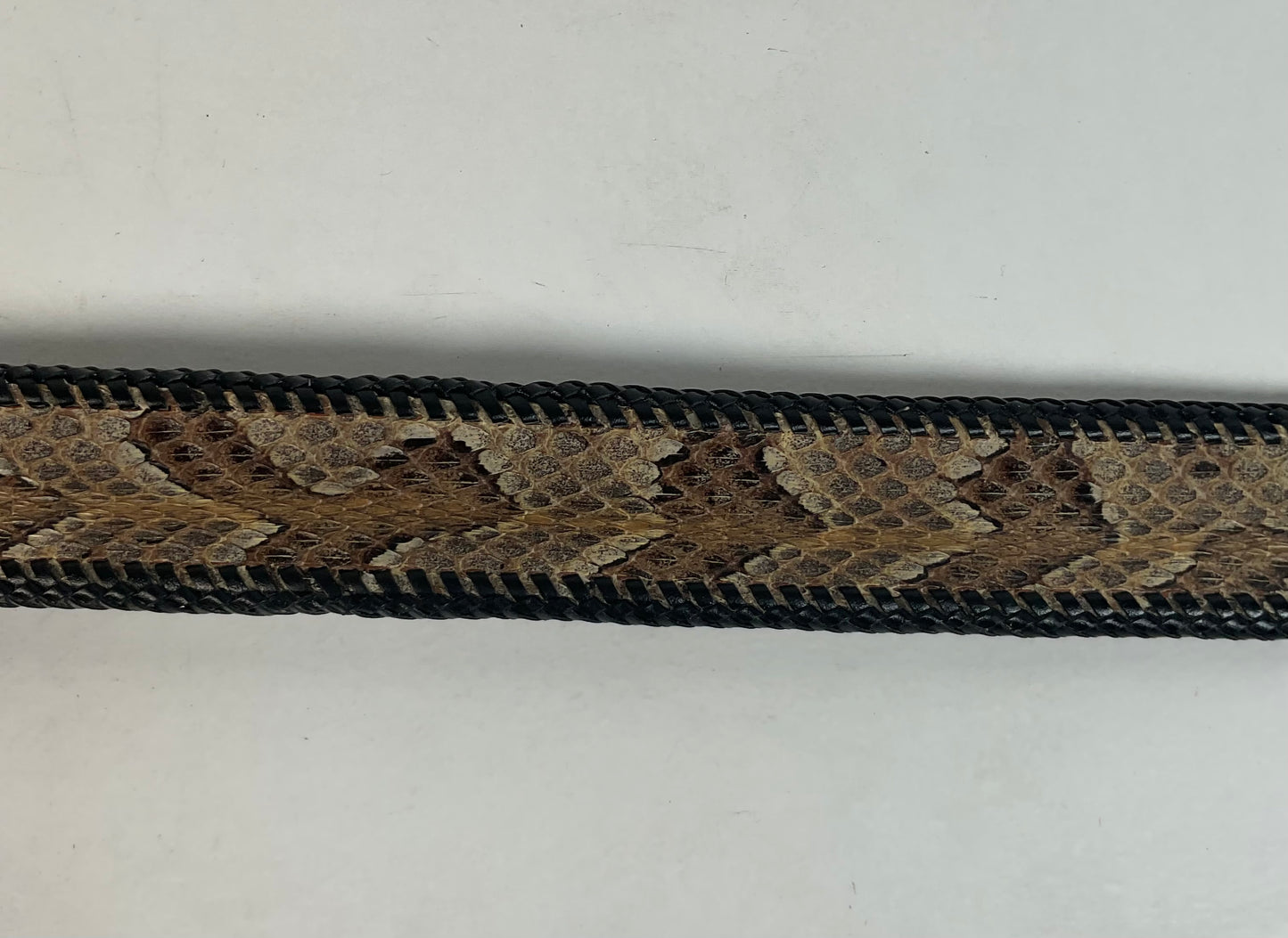 Custom Timber Rattlesnake Cowboy Belt |Canebrake | Braided | Snake Skin