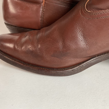 1940s Men’s Goding Pee Wee Cowboy Boots 10.5 D Butterfly Inlay